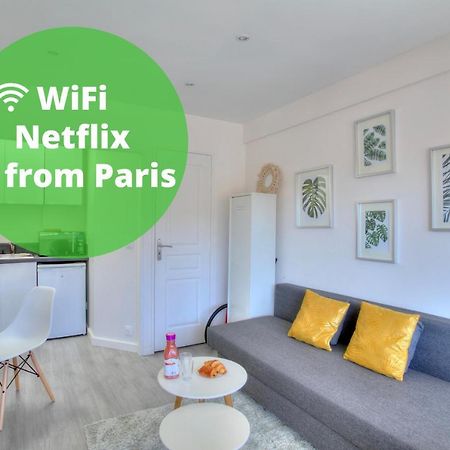 Le Tropi-Cosy - Studio aux portes de Paris avec Parking à 8mn Apartamento Gentilly Exterior foto